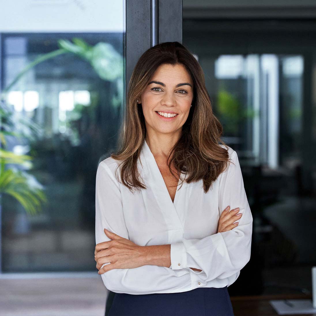 Businesswoman in office