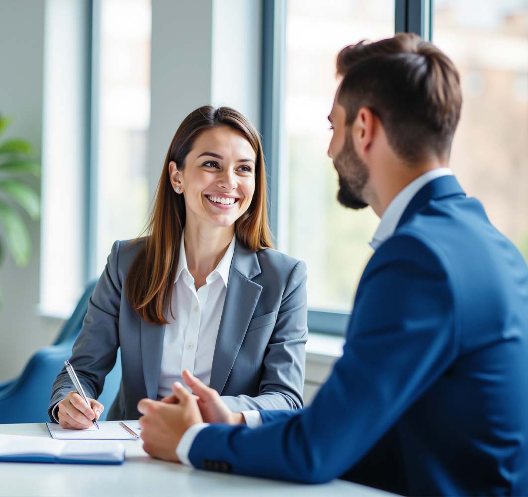 recruitment consultant and client
